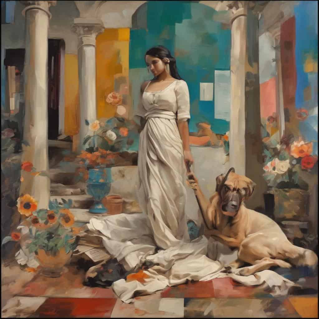 Η παρουσία του ανθρώπου μέσα σε έργα τέχνης και χώρου, με έμφαση στον ρόλο της ανθρώπινης παρουσίας σε δημιουργίες και το περιβάλλον, με θέματα τέχνης και πολιτισμού.